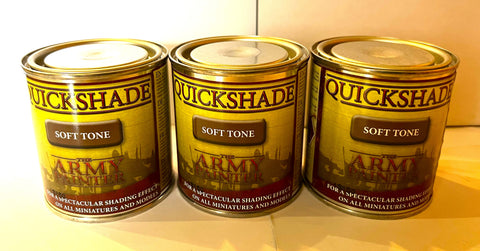 Quickshade (soft tone) x 3 - 250ml - The Army Painter - AP-QS1001