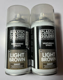 Light Brown Weathering Spray x 2 - 250ml - Plastic soldier - PSCWS003