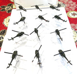 Bell UH-1 Iroquois in Vietnam x12 - 10mm -  With magnetic bracket - PAINTED