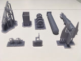 Japanese imperial air Force/Navy WWII torpedo with trolley - 1:48 - 3D-011
