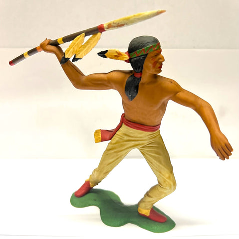 Red-Skinned Indian (plastic) - 120mm - Baravelli - PAINTED - @