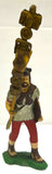 Roman signifier - 70mm - Xiloplasto - Vintage - PAINTED - CP@
