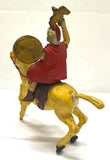 Roman Cavalry with eagle - 70mm - Xiloplasto - Vintage - PAINTED - @