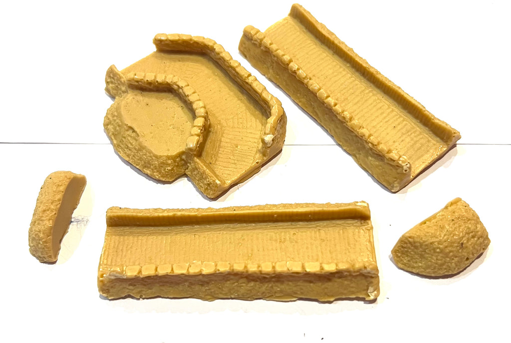 Trench Set WWI - 6/10mm - Wargame - In resin