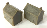 Houses Western European x 2 - 15mm - Scenery Wargame