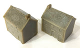 Houses Western European x 2 - 15mm - Scenery Wargame