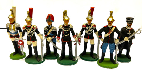Corazzieri Italiani x 7 - 1:35 - Formaplast - Vintage '60 - CP@