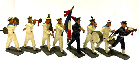 Marinai Italiani x 8 - 1:35 - Starlux - Vintage '60 - CP@