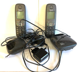 Telefono Cordless Gigaset AS475H DUO Vivavoce Rubrica, Numeri e Tasti Grandi - USATO