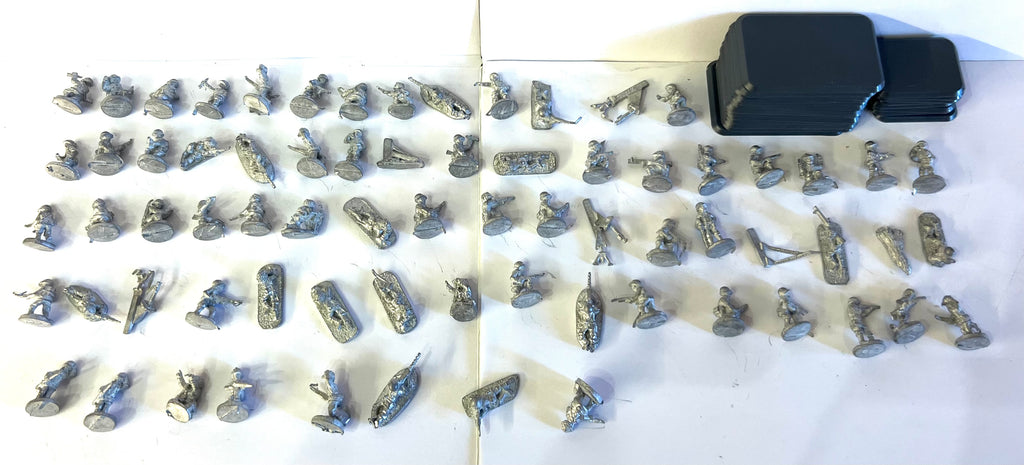 Rifle Company USA x 65 figures - 15mm - Flames of War - UBX03 - USED