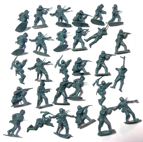 German Infantry WWII x29 miniatures - 1:32 - Airfix - 02702 - CP@
