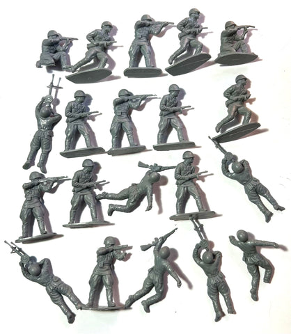 Russian Infantry WWII x20 miniatures - 1:32 - Airfix - 02704