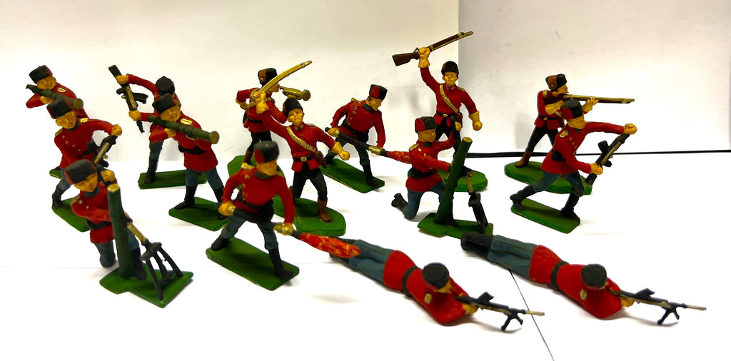 Cossacks 5th Soviet Army x 15 - 50mm - Tibidabo - Vintage - PAINTED - CP@