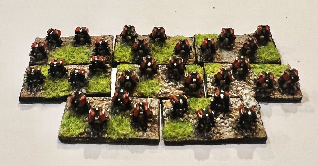 Imperial Guard Assault Troops with jump pack x32 - 6mm - Epic - PAINTED