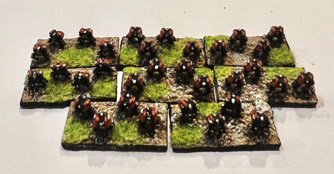 Imperial Guard Assault Troops with jump pack x32 - 6mm - Epic - PAINTED