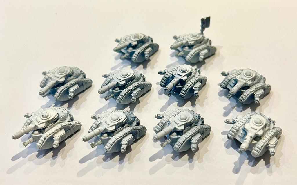 Imperial Guard Leman Russ x 10 - 6mm - Epic