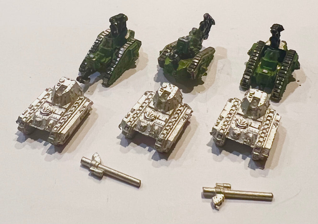 Imperial Guard Bombard Siege Tank Team x6 - 6mm - Epic