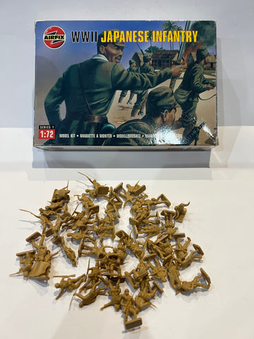 Japanese infantry WWII x 47 figures - 1:72 - Airfix - 01718 - USED