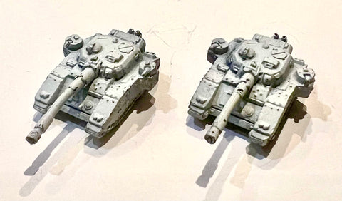 Imperial Guard - Shadowsword Tanks x2 white - 6mm - Epic