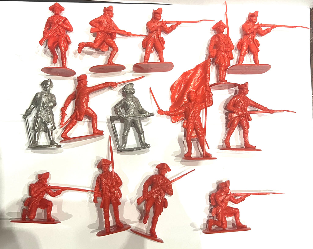 British Infantry American Revolution x14 - 1:32 - Accurate Figures - 3208