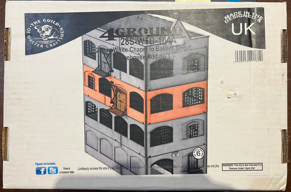 White chapel to bakers street Warehouse (Victorian period) add-on - 28mm 4GROUND - CP@