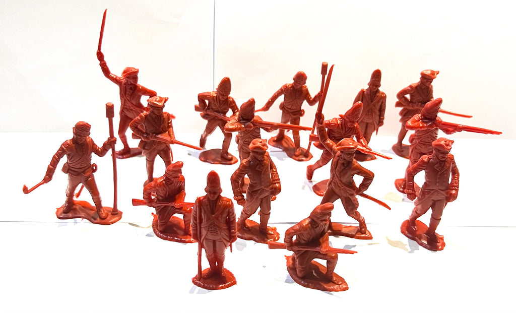British Infantry Revolutionary War x16 - 1:32 - TSSD - NO BOX