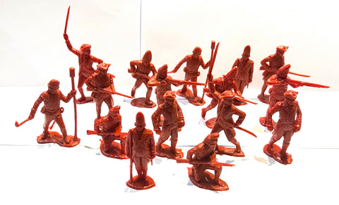 British Infantry Revolutionary War x16 - 1:32 - TSSD - NO BOX