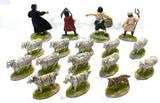 Nativity Scene Miniature Set - 54mm - Hand-Painted