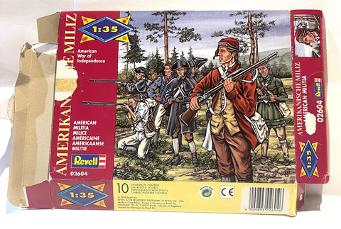American Militia (american War Indipendence) - 1:35 - 02604 - Revell - ONLY BOX