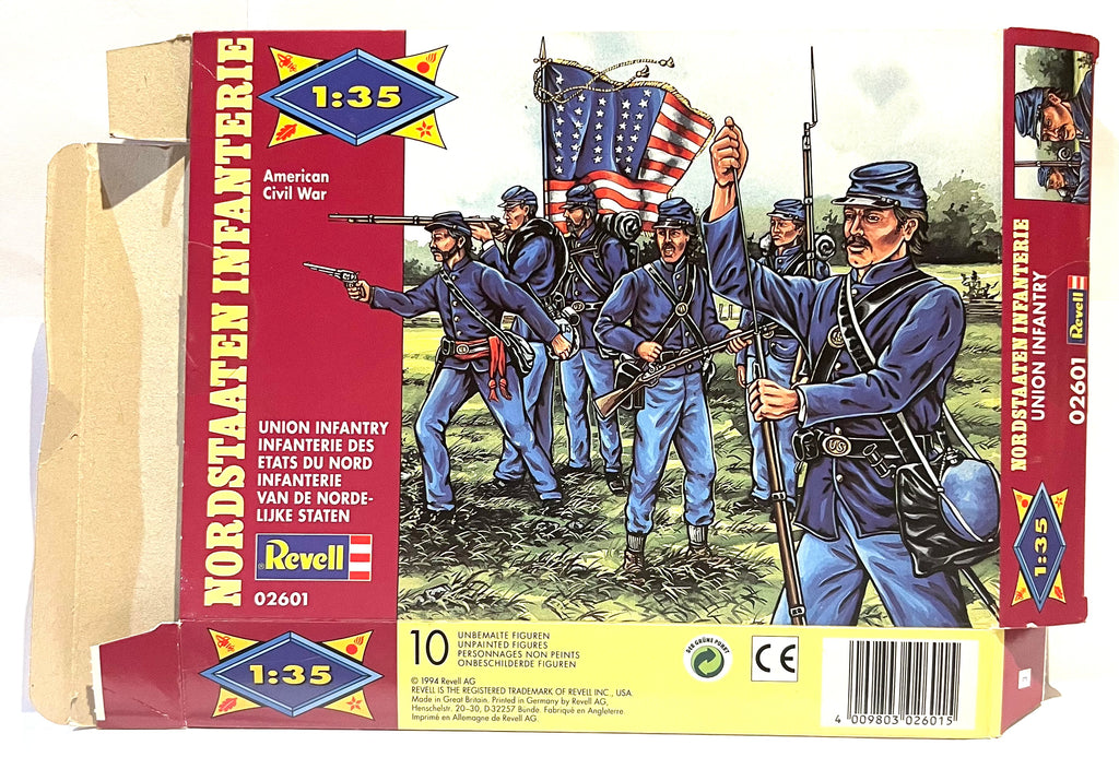 Union infantry (american Civil War) - 1:35 - 02601 - Revell - ONLY BOX