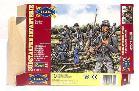 Confederate infantry (american Civil War) - 1:35 - 02602 - Revell - ONLY BOX