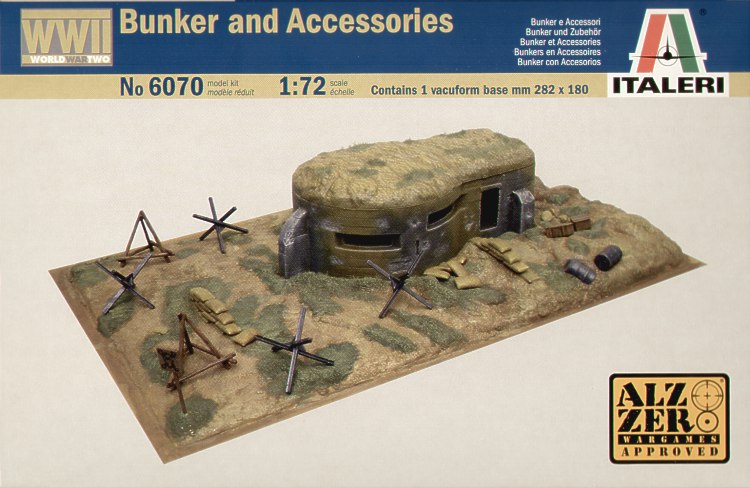 Bunker and accessories - 1:72 - Italeri - 6070 - @