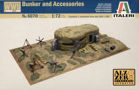 Bunker and accessories - 1:72 - Italeri - 6070 - @