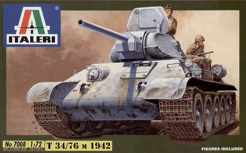 Soviet T-34/76 Soviet tank - 1:72 - Italeri - 7008