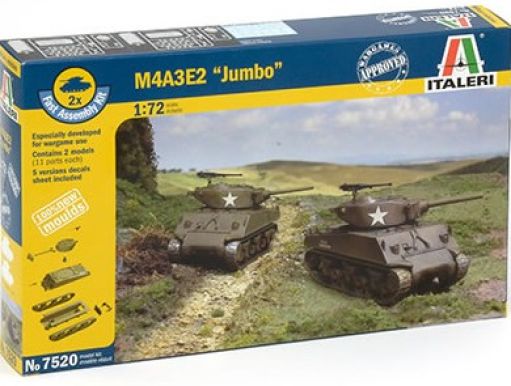 M4A3E2 'Jumbo' Sherman - 1-72 - Italeri - 7520