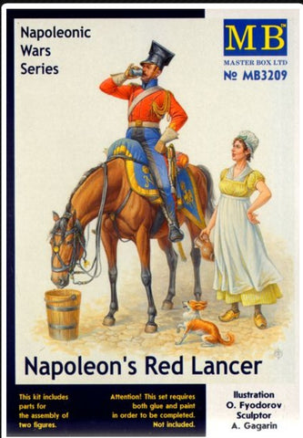 Napoleons Red Lancer - Napoleonic Wars Series - 1:32 - Master Box MB3209