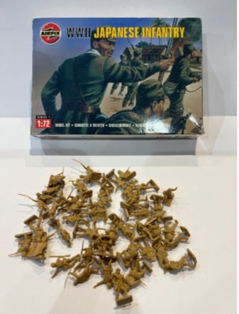 Japanese infantry WWII x 47 figures - 1:72 - Airfix - 01718 - USED