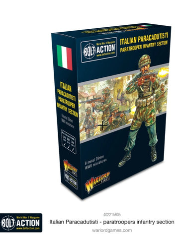 Italian Paracadutisti Paratrooper Infantry Section - 28mm - Bolt Action - 402215805 - @