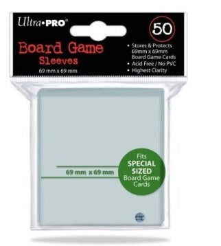 Ultra Pro 50 Pochettes Per Carte Per Board Game 69 x 69 mm 82659