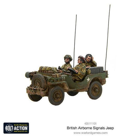 British Airborne Signals Jeep - Bolt Action - 40511101 - 28mm