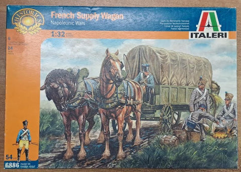 French Supply Wagon - Napoleonic Wars - italeri - 6886 - 1:32 - CP@