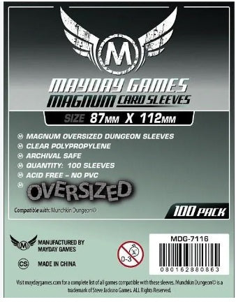 Mayday  Games Magnum 87x112mm 100 Pack MDG- 7116