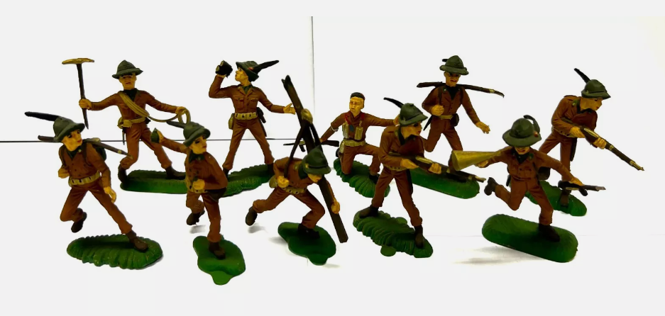 Alpini italiani x 10 - 1:22 - Serie Variant - Nardi