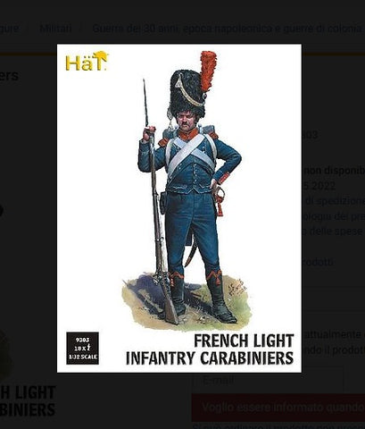 French Light Infantry Carabiniers - Hat 9303 - 1:32 - @