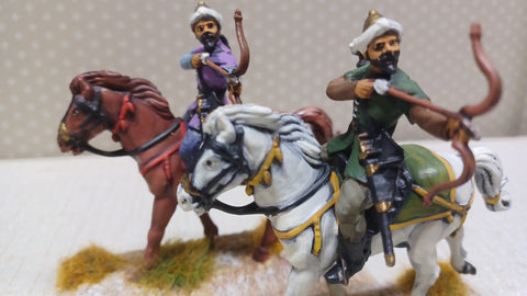 Sarracen Warriors 54mm set 2 _ painted - Italeri - 6854
