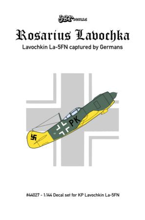Rosarius Lavochka La-5FN tested by Zirkus Rosarius - 1:144 - JBr Decals - JBR44027