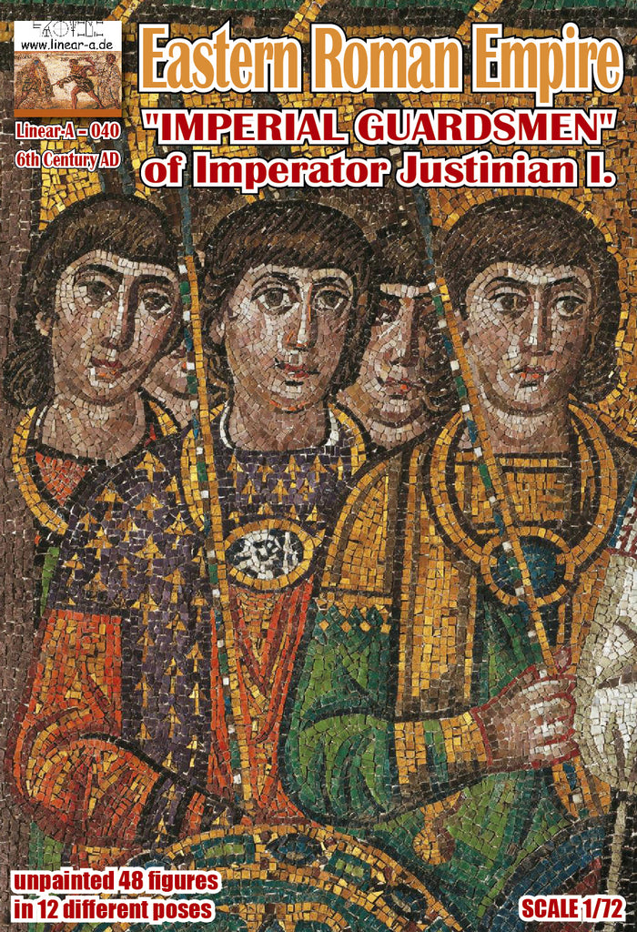 Eastern Roman Empire 6th century AD "IMPERIAL GUARDSMEN - LA040 - Linear-A - 1:72
