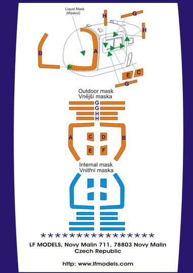 Bell H-13J/HUL-1/Agusta-Bell 47J - 1:144 - LF Models - LF-CM4401