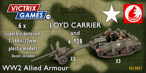 Loyd Carrier and 6pdr - 12mm - Victrix - VG12027