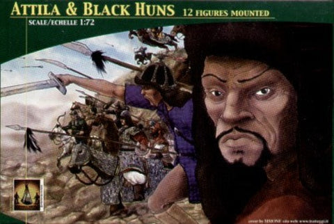 Attila & Black Huns. 12 mounted figures - Lucky Toys - LUCK7201 - 1:72